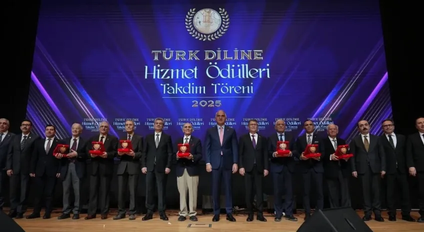 “2025 Türk Diline Hizmet Ödülleri” sahiplerini buldu