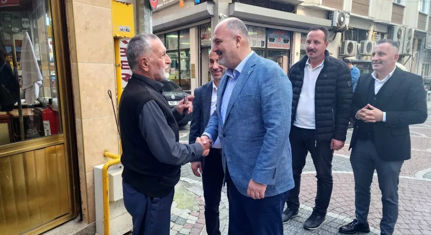 AK Parti Giresun İl Başkanı Mete Bahadır Yılmaz Bulancak  ziyaret etti