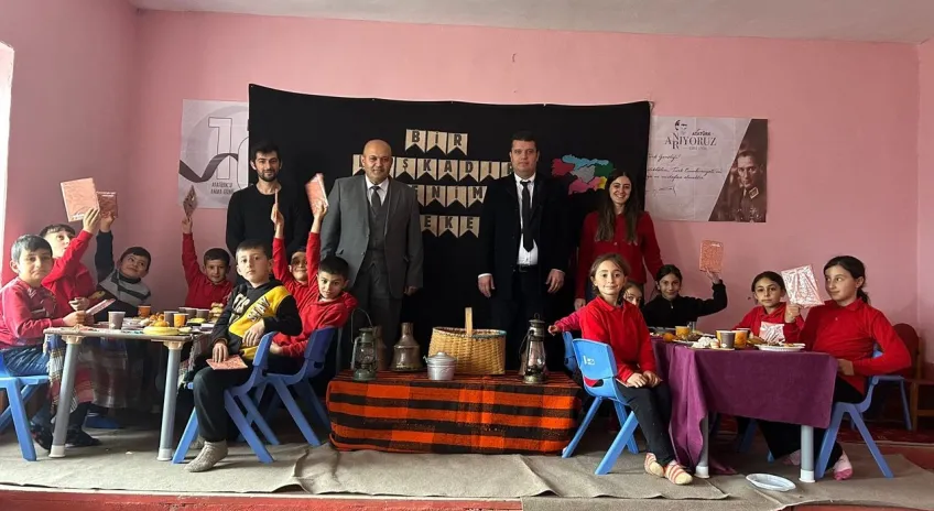 Ardanuç'un tek köy ilkokulunda “