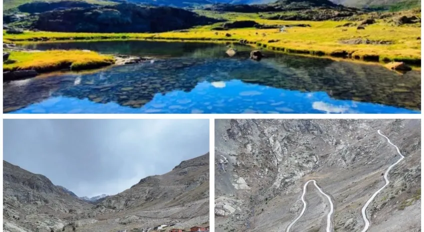 Artabel Gölleri Tabiat Parkı’nda ulaşımı kolaylaştıracak beton yol çalışmaları devam ediyor.