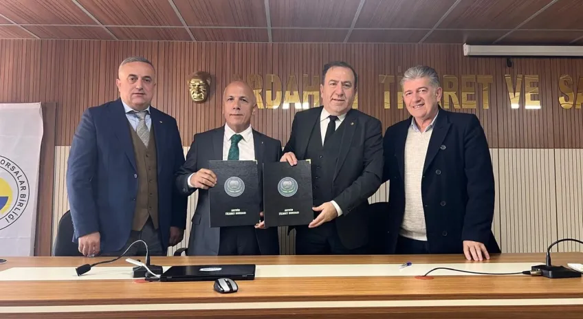 Artvin Ticaret Borsası ile Ardahan Ticaret ve Sanayi Odası Kardeş oda oldu