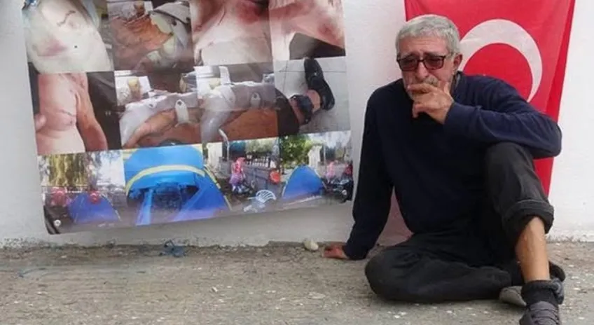 “Ayakta kalmak için mücadele: Kelepçeli çadırda yaşam savaşı”