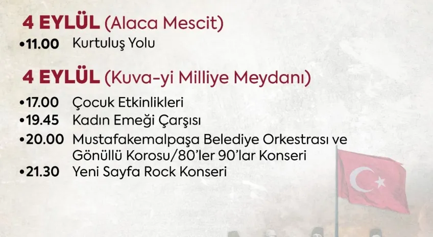 Balıkesir’de kurtuluş coşkusu doyasıya yaşanacak