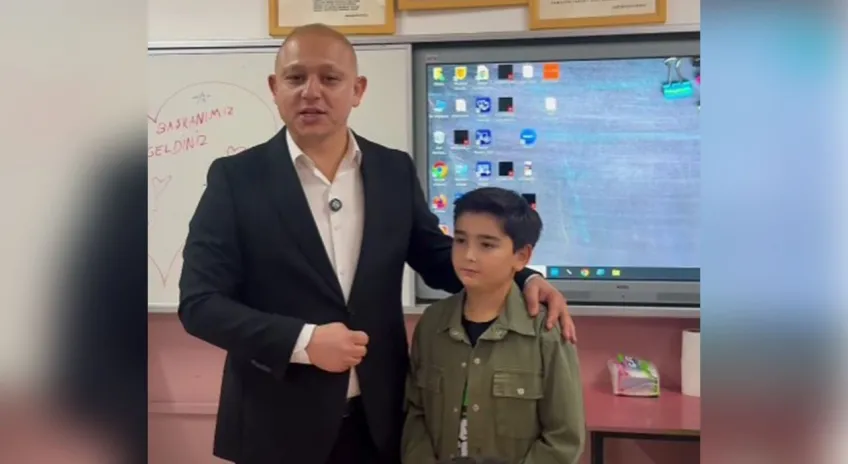 Başkan Önal, küçük başkanın sözünü yerde bırakmadı