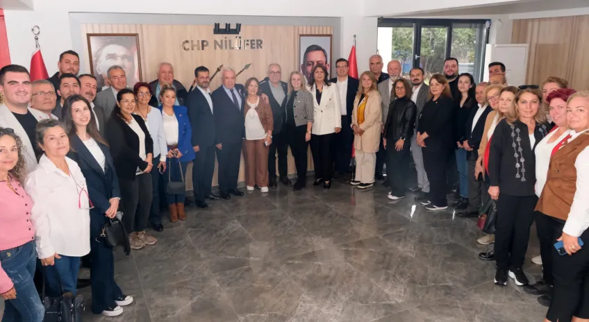 Başkan Şadi Özdemir'den CHP Nilüfer İlçe Yönetimine Hayırlı Olsun Ziyareti