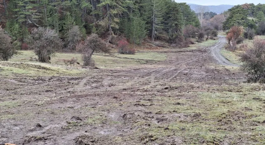 Belediye Kızak şenliği yapılacak pistte düzenleme yaptı