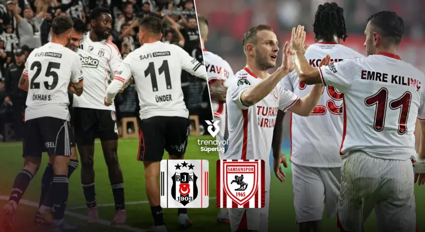 Beşiktaş Tüpraş Stadyumu'nda Samsunspor’u ağırlıyor