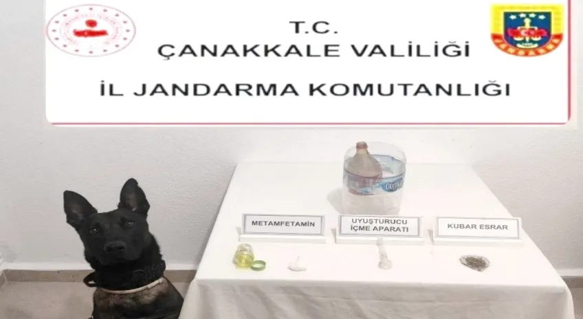 Çanakkale jandarmasından uyuşturucuya geçit yok
