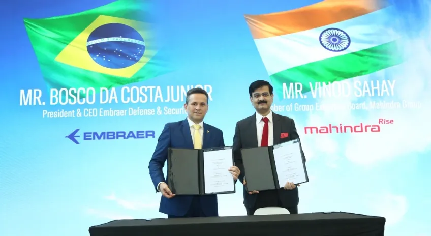 Embraer ve Mahindra, C-390 Millennium İçin Hindistan’da Güçlerini Birleştirdi!