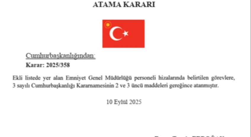 Emniyet Teşkilatında Büyük Değişim! 37 İl Emniyet Müdürü Atandı, 22 İl Emniyet Müdürü Merkeze Çekildi