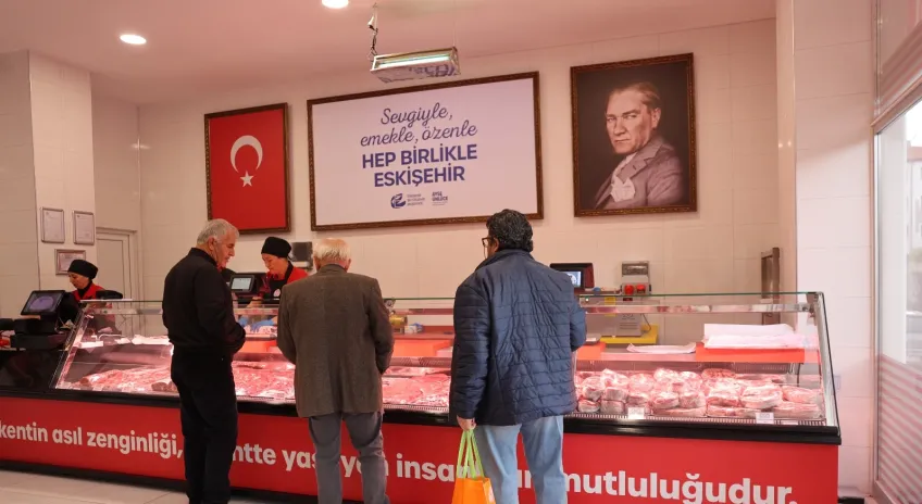 Eskişehir'de Günlük Kesim, Uygun Fiyat  Halk Et Market’te