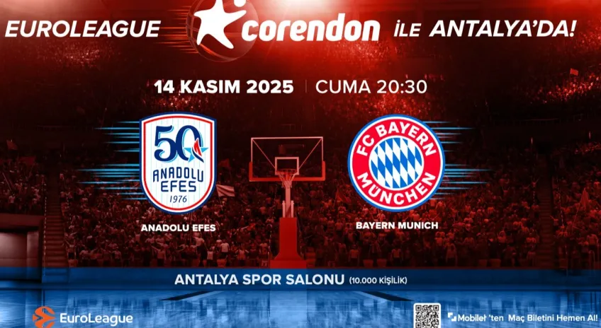 EuroLeague Heyecanı İlk Kez Antalya’da!