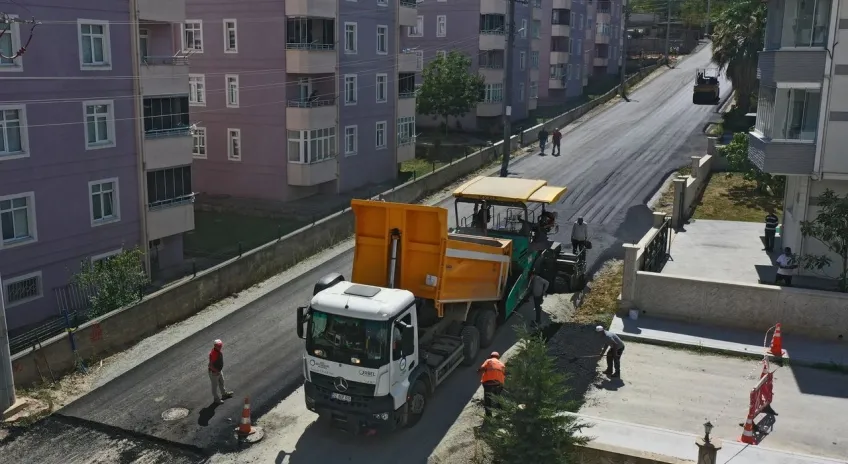 Fatsa'da Kutlukent Caddesi asfaltlandı