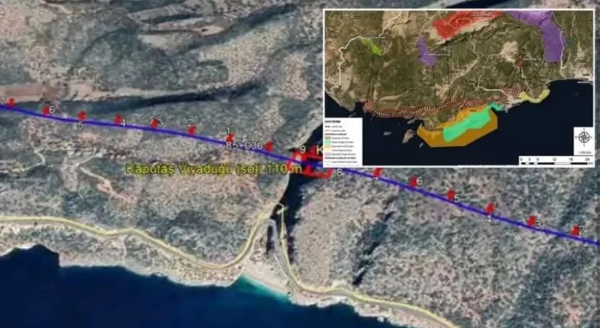 Finike–Demre–Kaş yol projesine mahkemeden iptal kararı