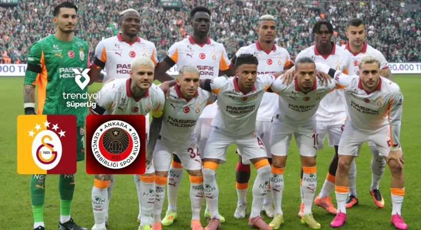 Galatasaray, Gençlerbirliği maçına 6 eksikle çıkıyor