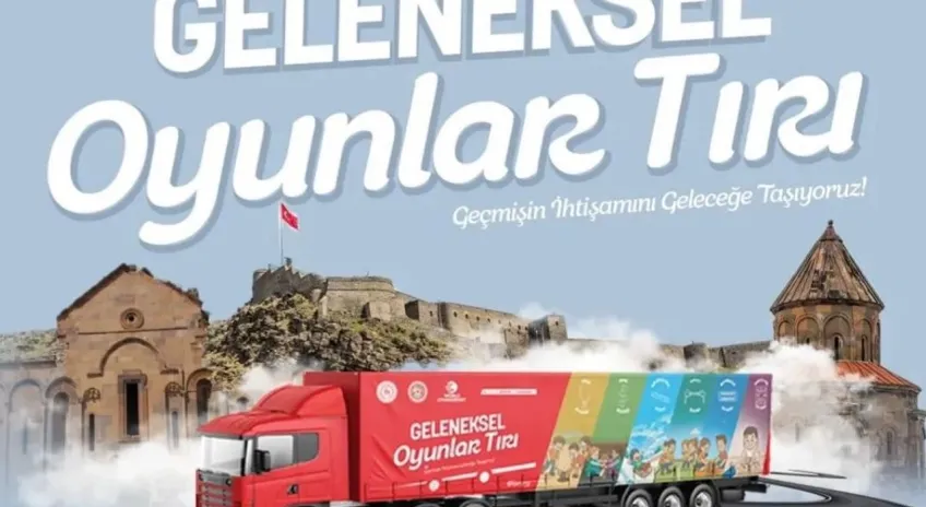 Geleneksel Oyunlar Tırı Kars’ta Çocuklarla Buluşuyor!