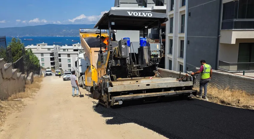 Hisar Mahallesi’nde Asfalt Çalışması
