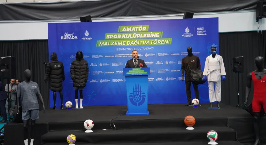 İBB’den Amatör Spor Kulüplerine 100 Milyon Liralık Malzeme Desteği 