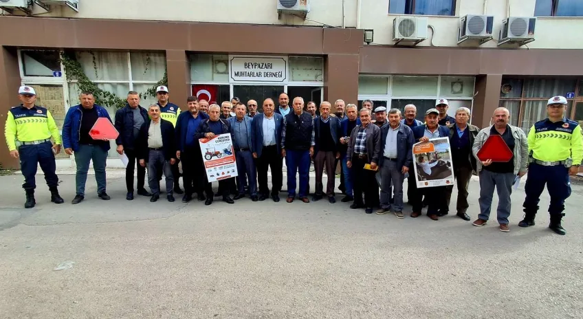 İl Jandarma ve Beypazarı jandarmadan ortak çalışma
