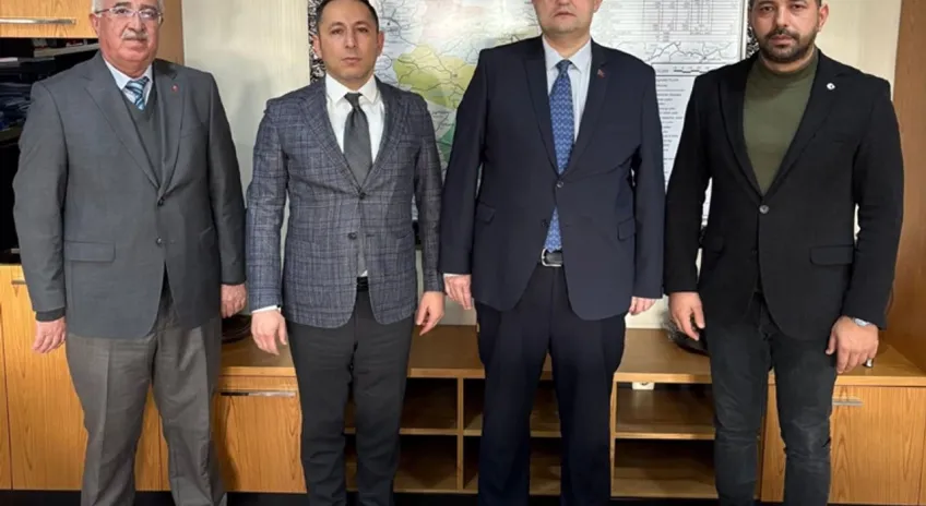 İlçe başkanı Halil Etili:4 Bölge Müdürü ile bir araya geldik