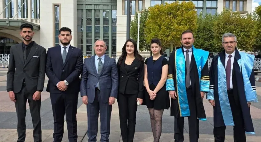 Kafkas Üniversitesi Rektörü Prof. Dr. Hüsnü Kapu, 2025–2026 Akademik Yılı Açılış Töreni'ne katıldı