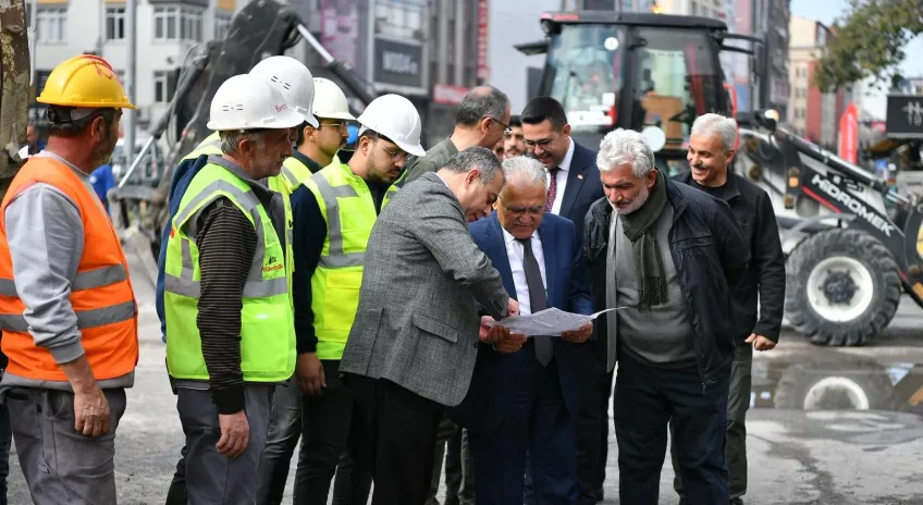 Kayseri'de Başkan 25 Milyonluk Yatırımı Yerinde İnceledi