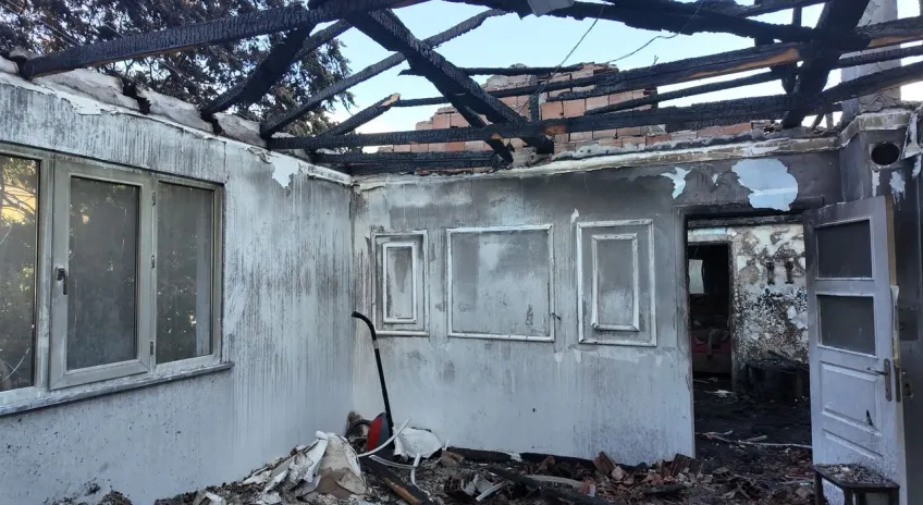 Kocaeli Büyükşehir’den evi yanan vatandaşa yardım eli