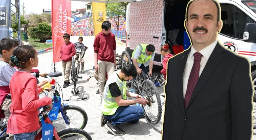 Konya’da çocuklara trafik ve bisiklet güvenliği eğitimi