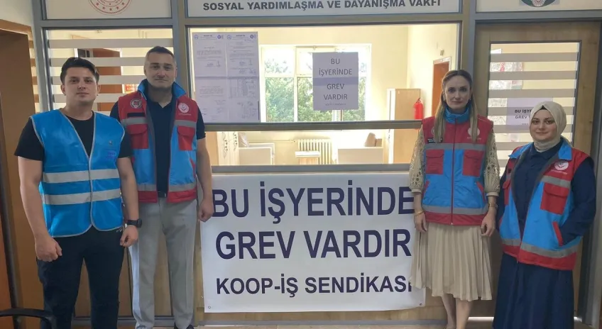 Koop-İş Sendikası grev kararı aldı: SYDV çalışanları iş bıraktı