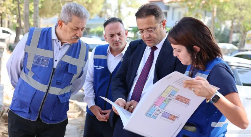 Menteşe’de devam eden yatırımlar yerinde incelendi