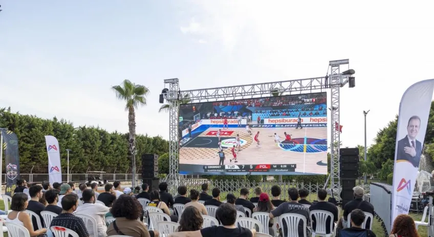 Mersin’de Büyükşehir’le EuroBasket Coşkusu