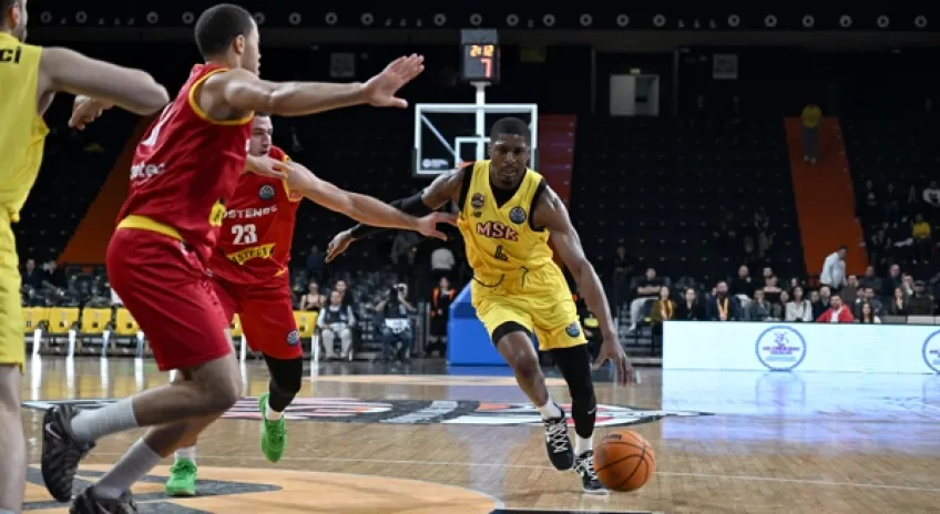 MSK Basketbol Takımı, Filou Oostende’yi mağlup etti 