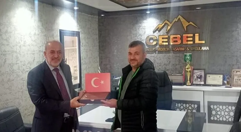 Müftü Biçer’den hayırsever iş insanı Demirel'e ziyaret