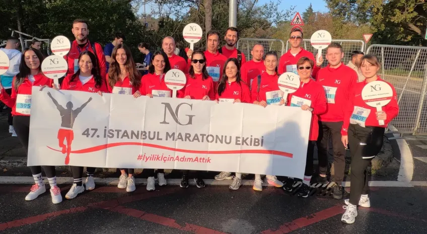 NG Grup 47. İstanbul Maratonu’nda  Adımlarını Yeniden İyilik İçin Attı