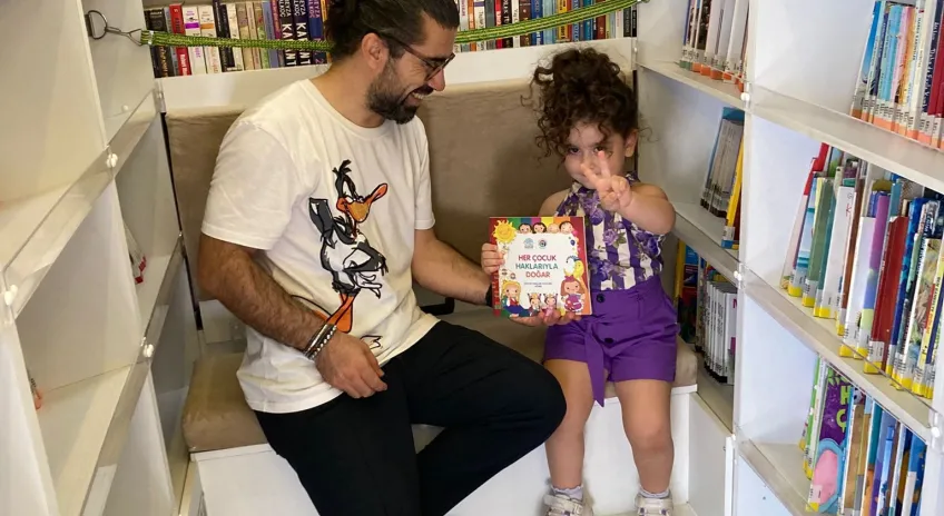 Nilüfer Belediyesi Gezici Kütüphane 7. Mudanya Kitap Fuarı’nda