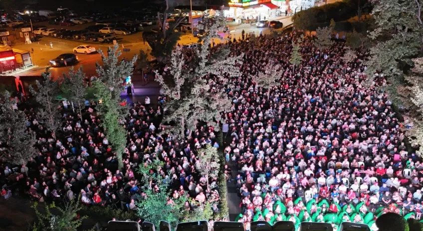 Ormanya Gece Sineması 5 Bin Katılımcıyla Rekor Kırdı