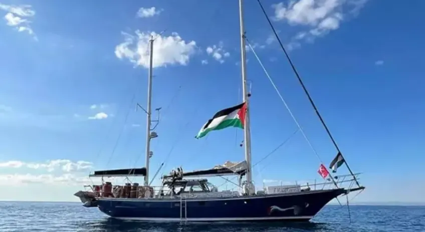Özgürlük Filosu Gazze’ye doğru yol alıyor