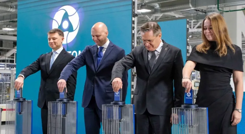 ROSATOM Rusya'nın İlk Lityum-İyon Enerji Depolama Giga Fabrikasını Faaliyete Geçirdi