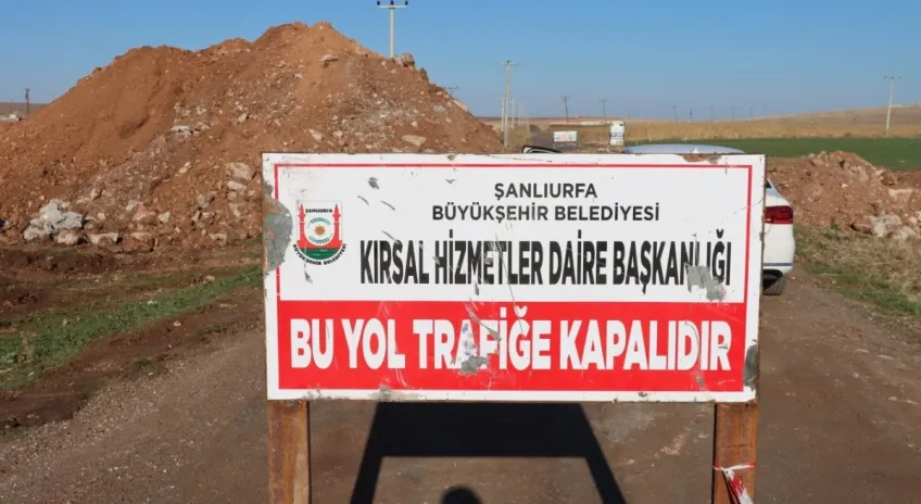 Şanlıurfa’da ulaşımı rahatlatacak beton yol hamlesi