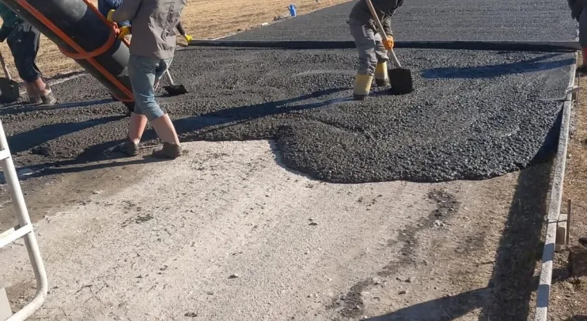 Sarıkamış Altınbulak Köyü’nde 5,1 kilometrelik beton yol tamamlandı