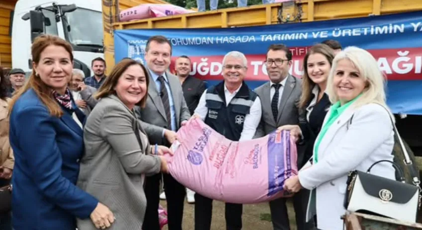 Silivri’de 200 Üreticiye 40 Ton Buğday Tohumu Teslim Edildi