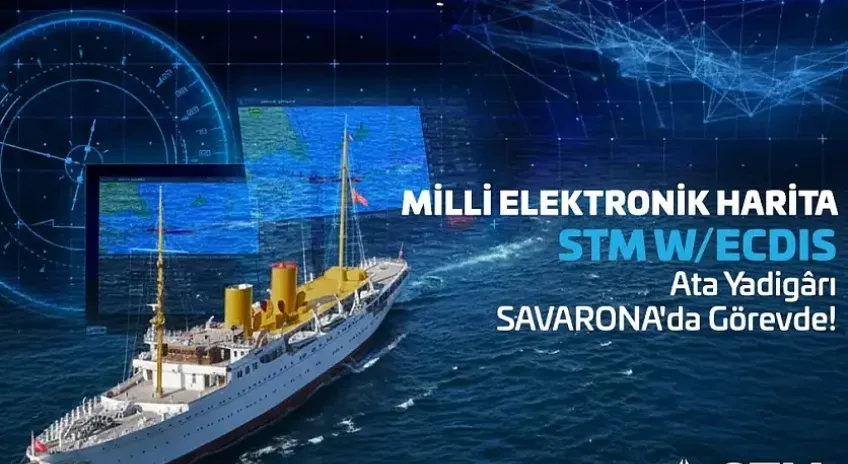 TCG SAVARONA STM’nin Milli Seyir Sistemi ile Görev Yapacak