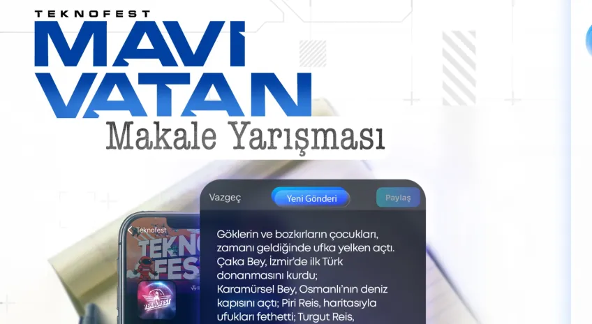 TEKNOFEST’te Gençler Mavi Vatan’ın Ufuklarına Yelken Açıyor