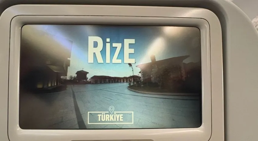 THY Uçuşlarında Rize tanıtımı