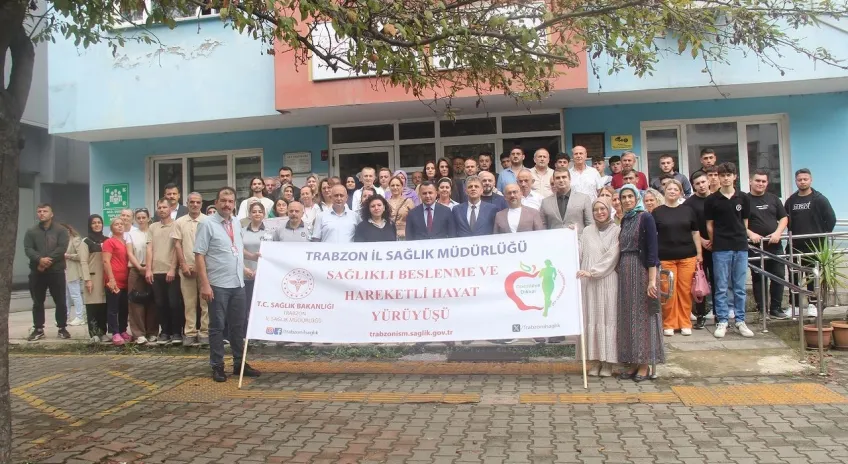 Trabzon Vakfıkebir’de “Sağlık için harekete geç” yürüyüşü