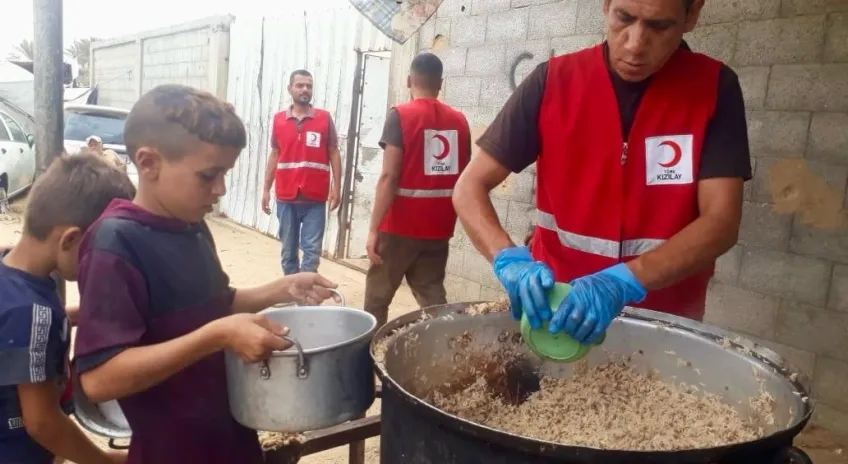 Türk Kızılay, Gazze’de Ateşkes Sonrası Yardımlarını Artırdı