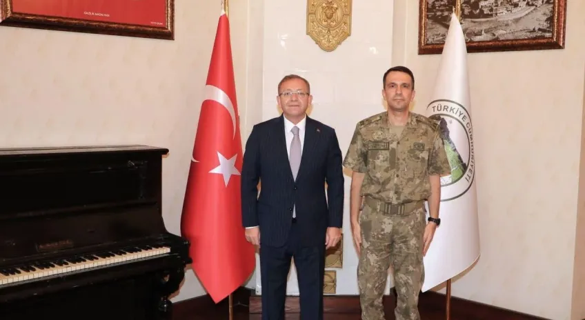 Vali Ziya Polat, Tuğgeneral Nail Türe’yi makamında ağırladı